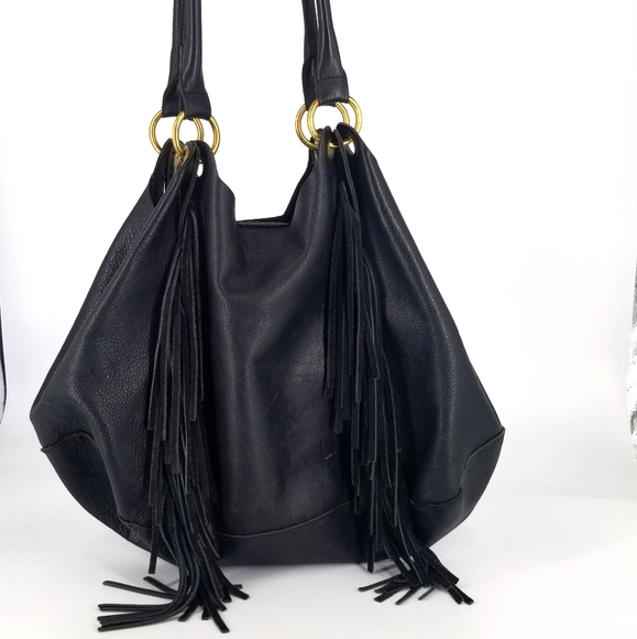 Sundown Wilds by Free People Leather Boho Bag
